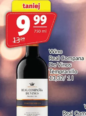 Wino Real Compana De Vinos Tempranillo promocja w Prim Market