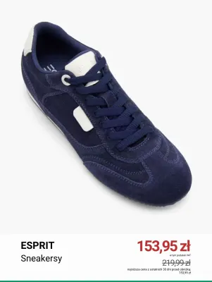 Sneakersy ESPRIT promocja w Deichmann