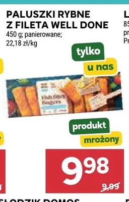 Paluszki rybne z fileta Well Done panierowane promocja w Stokrotka