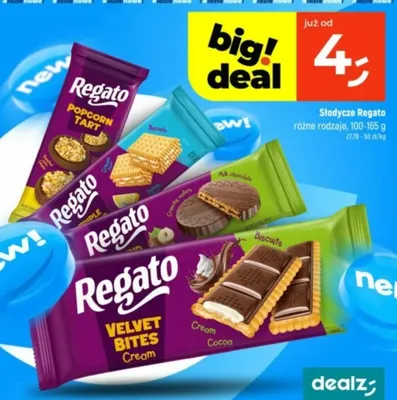Słodycze Regato promocja w Dealz