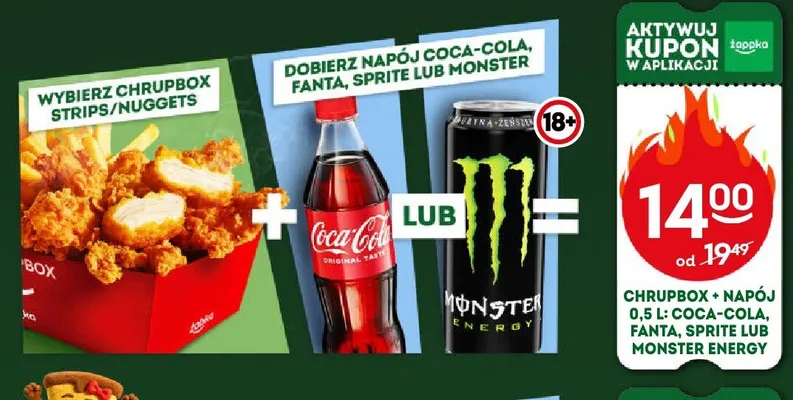 Chrupbox + Napój 0,5l promocja w Żabka