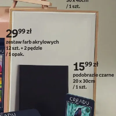 Podobrazie czarne Creadu promocja w Empik