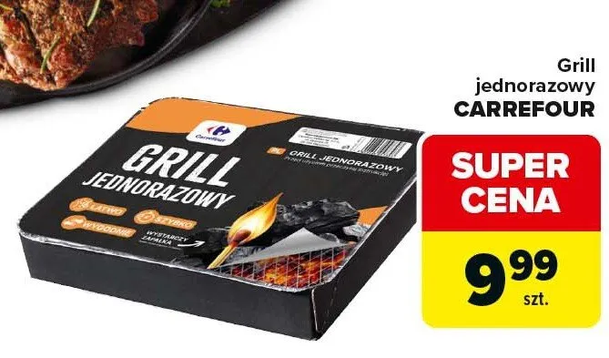 Grill jednorazowy Carrefour promocja w Carrefour Express