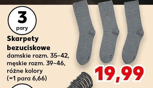 Skarpety bezuciskowe damskie, różne kolory Kaufland promocja w Kaufland