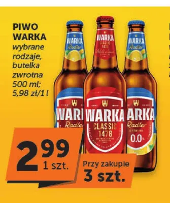Piwo Warka promocja w Euro Sklep