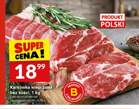 Karkówka wieprzowa bez kości promocja w Twój Market