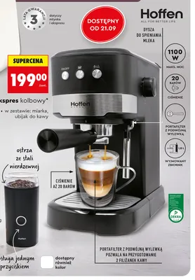 Ekspres kolbowy Hoffen promocja w Biedronka