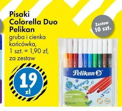 Pisaki Colorella Duo Pelikan promocja w Tedi