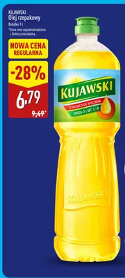 Olej rzepakowy Kujawski promocja w Aldi