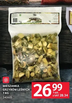 Mieszanka grzybów leśnych Leśne Skarby promocja w Selgros