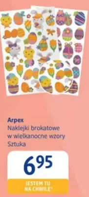 Naklejki brokátowe w wielkanocne wzory promocja w Drogerie DM