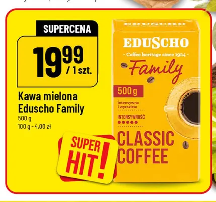 Kawa mielona Eduscho Family promocja w POLOmarket