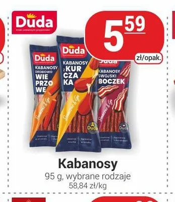 Kabanosy Duda promocja w Delikatesy Sezam
