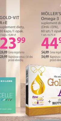 Suplement diety Gold-Vit A+E promocja w Hebe