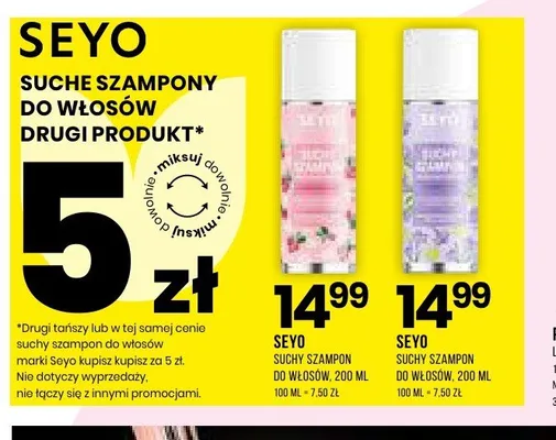 Suchy szampon do włosów SEYO promocja w Drogerie Natura