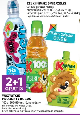 Produkty Kubuś promocja w Stokrotka