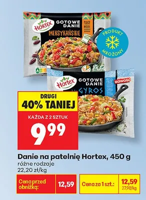 Danie na patelnię Hortex, 450 g promocja w Biedronka