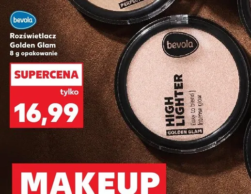 Rozświetlacz bevola Golden Glam promocja w Kaufland