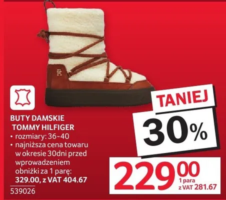 Buty damskie Tommy Hilfiger promocja w Selgros