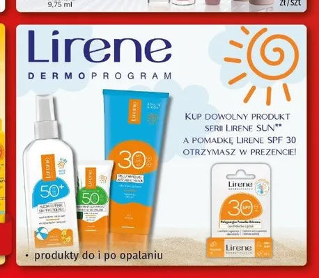 Produkty do i po opalaniu Lirene Sun promocja w Drogeria Kosmyk