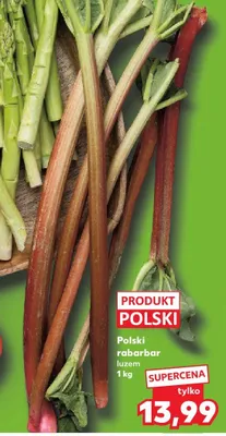 Rabarbar luzem polski promocja w Kaufland
