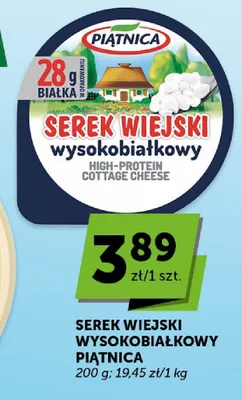 Serek wiejski wysokobiałkowy Piątnica promocja w Groszek
