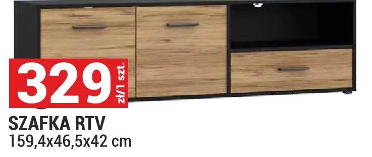 Szafka RTV promocja w Merkury Market