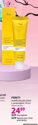 Multifunkcyjny krem z ceramidami Prreti promocja w Hebe