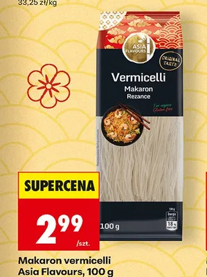 Makaron vermicelli Asia Flavours promocja w Biedronka