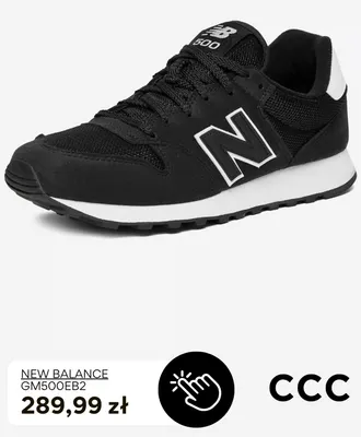 Buty sportowe New Balance GM500EB2 promocja w CCC