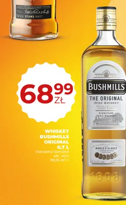 Whiskey Bushmills Original promocja w Duży Ben