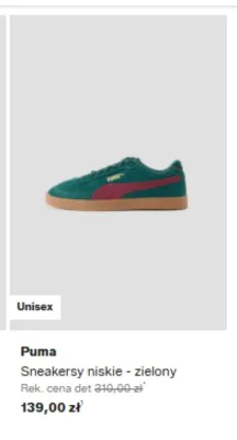 Sneakersy niskie Puma zielony promocja w Lounge by Zalando