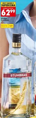 Wódka Stumbras 40% promocja w Biedronka