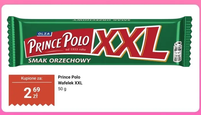 Wafelek Prince Polo XXL promocja w Dino