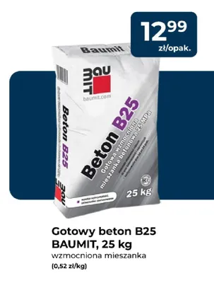 Gotowy beton B25 promocja w PSB Mrówka