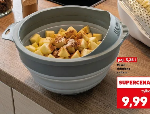 Miska składana z sitem 3,25 l promocja w Kaufland