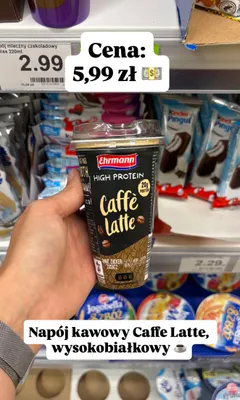 Napój kawowy Ehrmann High Protein Caffe Latte promocja w Dino