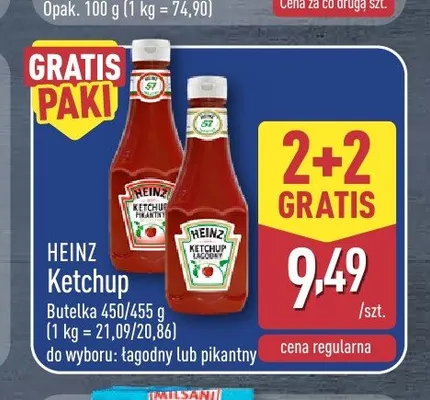 Ketchup pikantny Heinz promocja w Aldi