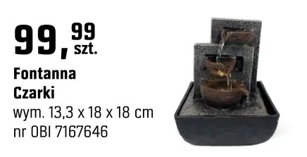 Fontanna Czarki promocja w OBI