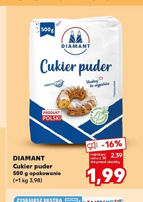 Cukier puder Diamant promocja w Kaufland