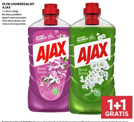 Płyn uniwersalny Ajax Floral Fiesta Lilac Kwiaty Bzu promocja w Stokrotka