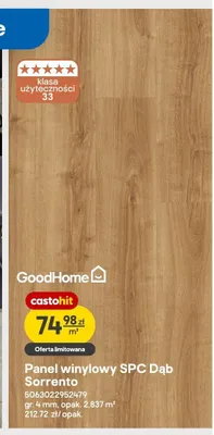 Panel winylowy SPC Dąb Sorrento promocja w Castorama
