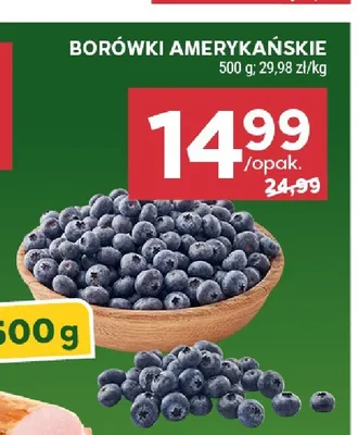 Borówki amerykańskie promocja w Stokrotka