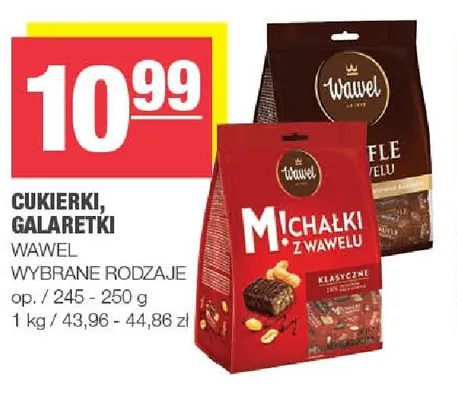Cukierki galaretki Wawel promocja w SPAR