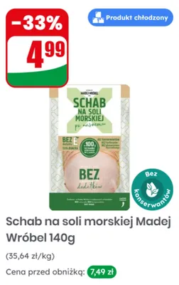 Schab na soli morskiej Madej Wróbel promocja w Dino