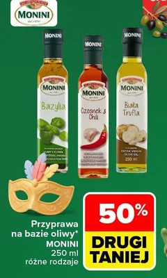 Przyprawa na bazie oliwy Monini Bazylia promocja w Carrefour