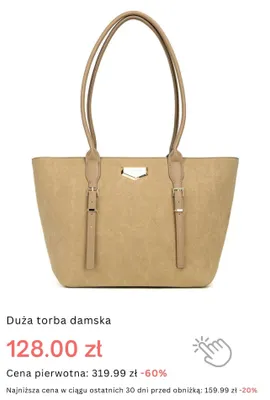 Duża torba damska Monnari promocja w Monnari