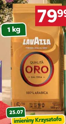 Kawa ziarnista Lavazza Qualità Oro promocja w Stokrotka