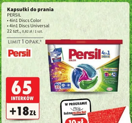 Kapsułki do prania 4in1 Discs Universal promocja w Intermarche