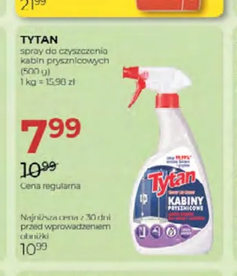 Spray do czyszczenia kabin prysznicowych Tytan promocja w Drogerie Jawa